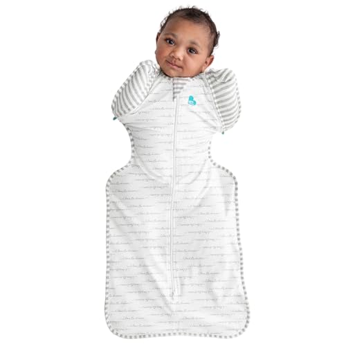 Image of Love to Dream Swaddle Up Transition Swaddle, Patented Zip-Off Wings, Gently Help Baby Transition from Being Swaddled to Arms Free When Showing Signs of Rolling, 1.0 TOG, 19-24 lbs, White