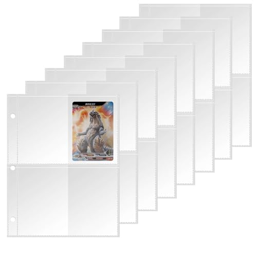 MIVIDE Raccoglitore Carte Collezionabili 1440 Tasche – 80 Pagine Doppio Fronte, Custodie Per Album Carte Basket E Calcio - 3