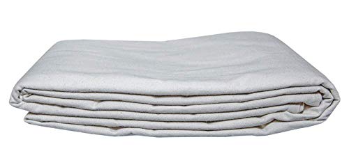 Image of Arka Home Products Dust Sheet Drop Cloth, Canvas (Natural) Protective Furniture Covers - HeavyDuty, Durable, Dust-Proof & Reusable for Painting, Decorating, Storage (7 X 10 Ft)