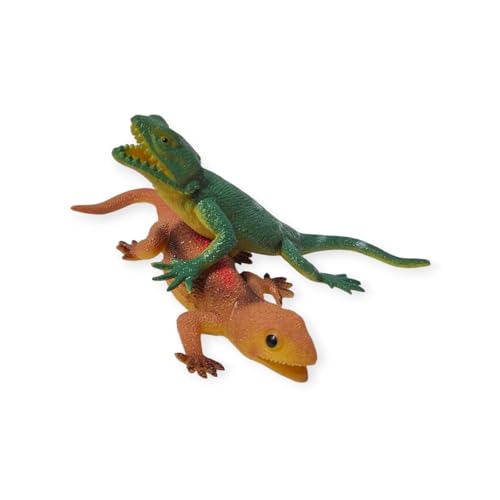 Image of Small Kids Sea & Wild Animal Toys Sets for Fun, Educational, Spark Imagination and Learning (Multi Choice Sets) (Big Lizards) 6pcs