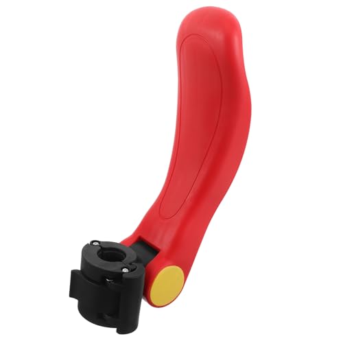 PLAFOPE Asiento Infantil para Scooter Plegable de Plástico Rojo Base Amplia y Altura Ajustable, Adecuado para Salidas al Aire Libre y Protección de Piel Delicada