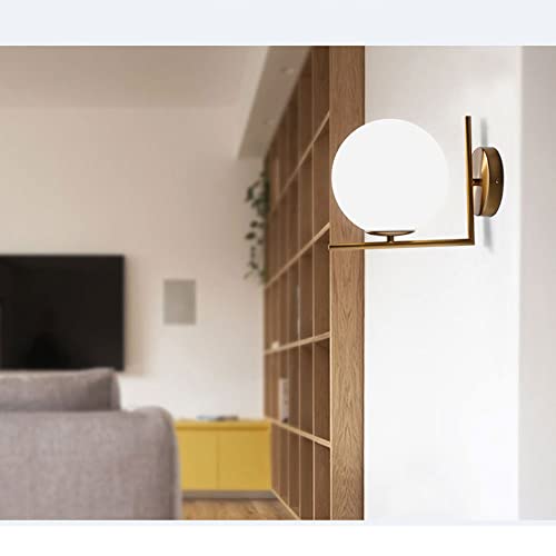 Lámpara de pared de metal nórdico E27 e iluminación interior para dormitorio 6