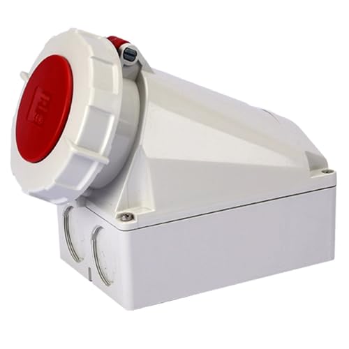 Conector impermeable IP67 de 5 pines IEC60309 para alta potencia 63A y 400V 2