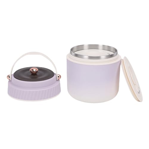 Tarro térmico para comida de acero inoxidable con cubiertos para sopa y arroz 2