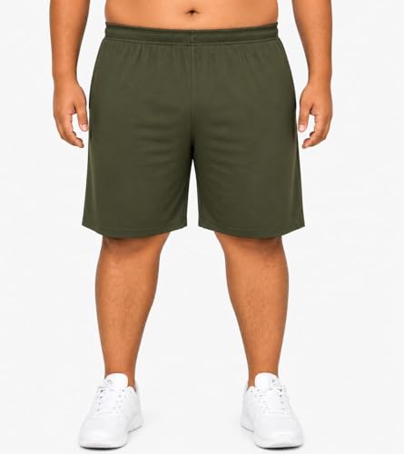 Image of Men's Plus Size Shorts | Cotton Shorts for Men | Comfortable Loose Fit | Big Size | Casual Summer Wear