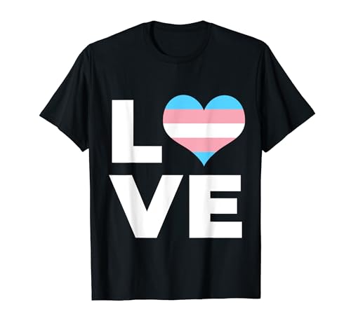 Transgender Pride Flagge Love Heart Trans Transgender T-Shirt