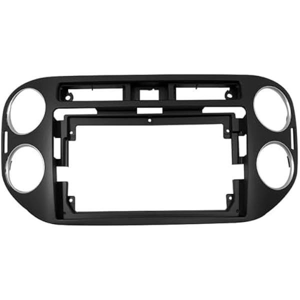 Ramka radia samochodowego do Volkswagen-Tiguan 2010-2015 2Din 2 DIN do radia samochodowego 23,8 cm, zestaw na deskę rozdzielczą stereo