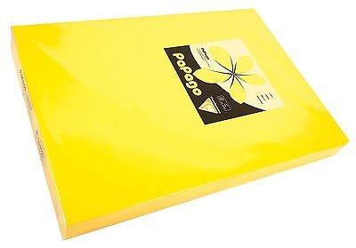 Pub Hotel Restaurant MENU 120 GSM - A4 Printer Copier Paper - PAPAGO Canary Yellow (500)