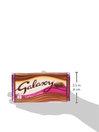 Image of Galaxy Smooth & Creamy Cookie Crumble Milk Chocolate Bar, 114g