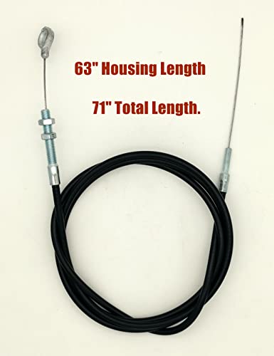 Image of YAMAKATO Stainless 71 Inch Throttle Cable for Go Kart Predator 212 cc Engine GX160 GX200 196cc 5.5hp 6.5hp Manco 8252-1390 ASW Go Cart Accelerator (Pack of 2)