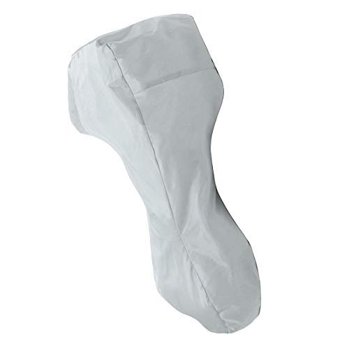 dDanke Full Motor Cover Boat Motors Protection UP-5HP Waterproof Sunproof Cover 44x47x37 Inch (Silver)