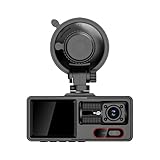 車載用 ドライブ レコーダー カメラ,3 チャンネル ナイト ビジョン 駐車 監視 モニター - ビデオ レコーダー 装置 | 前方用 後方用 室内用 日常通勤用 長距離旅行用 運転用