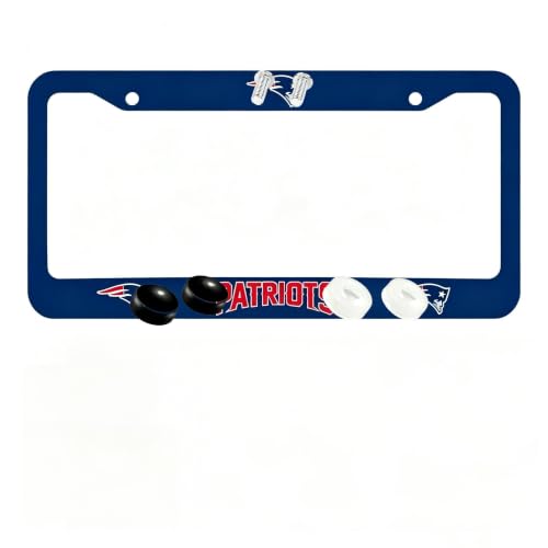 License Plate Frame, Matte Black, Aluminum Tag Holder for Front and Rear Car Tags, Universal Fit, 1 Pack (15-ZhuLei)