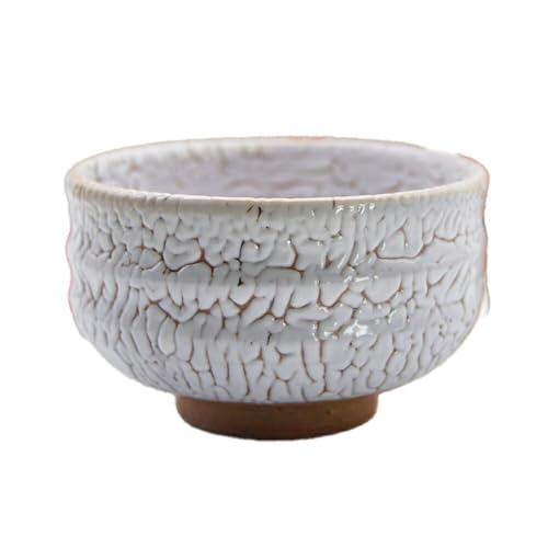 [かいらぎ 白]有田焼 抹茶碗(木箱付) UAU003-5