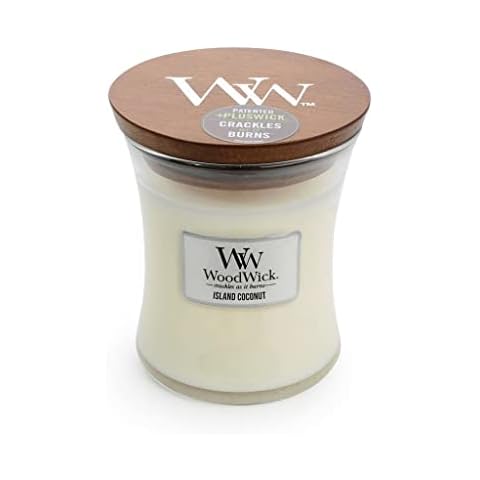 Woodwick Isla de Coco Vela aromática en Tarro Medio Cover