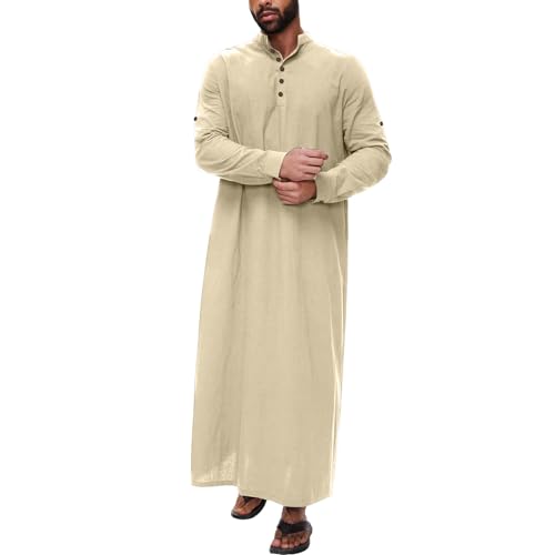 Robe arabe classique homme à manches longues idéale pour les grandes fêtes familiales