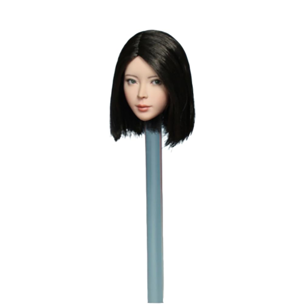 Tête de femme 1/6 cheveux courts pour personnaliser vos figurines de vitrine