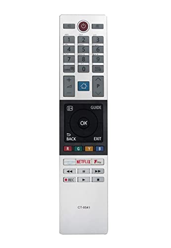 EARTHMA Replacement Remote Toshiba Smart TV Remote Control and Toshiba Smart 4K Ultra HDR TV, Toshiba LCD LED TV Remote Control Netflix & Prime Video Buttons, CT8541 Remote Control