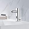 Rubinetto Da Bagno Lavabo Con Sensore A Infrarossi, Rubinetto Lavabo Miscelatore Automatico Monocomando, In Ottone - Foto 10