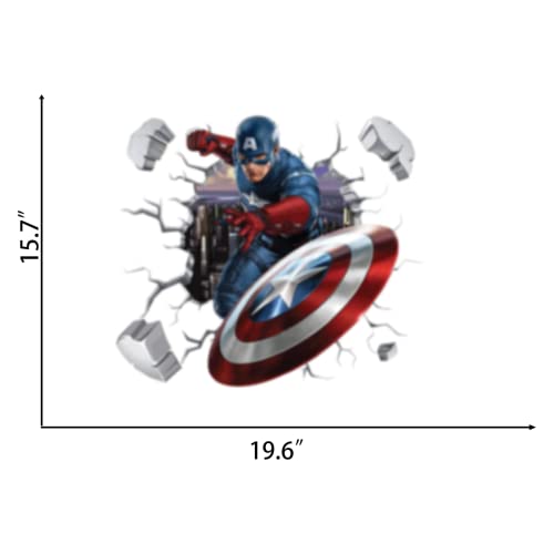 Superhero Wall Decals Boys Girls Favorite Movie Wall Stickers Vinyl Self-Adhesive Decal For Bedroom Game Room Party Wall Art Decoration Gift Supplies #TOP5