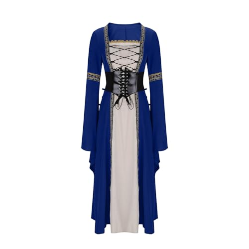 Vestido medieval para mujer ideal para recreaciones históricas y festivales renacentistas