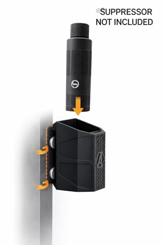 Schalldämpferhalterung/S-Rack/Halter für Schalldämpfer/Halterung für Waffenschrank/Magnetisch !