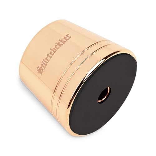 Störtebekker® Premium stojak do golenia „Hamburg” ze stali nierdzewnej w kolorze różowego złota – nadaje się do maszynki do golenia „Hamburg” – wysokiej jakości akcesoria – antypoślizgowe dno –