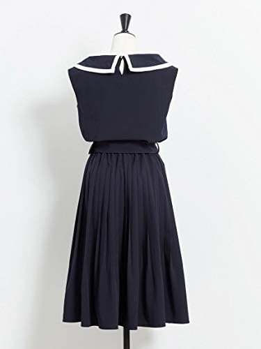 Amazon Co Jp Noela ノエラ セーラーカラープリーツワンピ 紺 M 服 ファッション小物