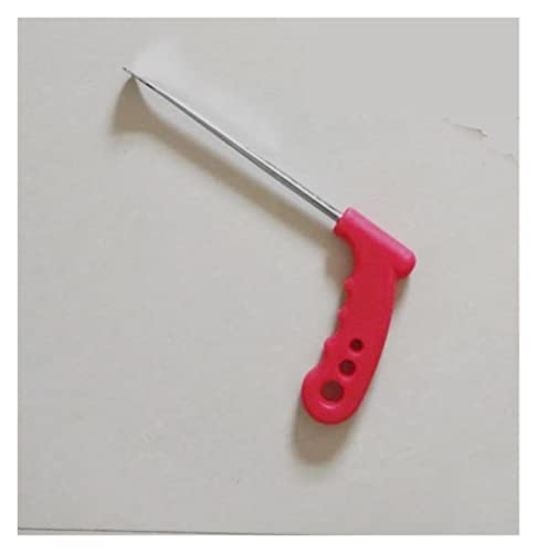 IANROL Fit for 1 Piece Red Or Black Handle PDR Hook Tools Push Rods Dent Removal Tools Paintless Dent Repair Tools Car-Body Repair Tool (Color : A)