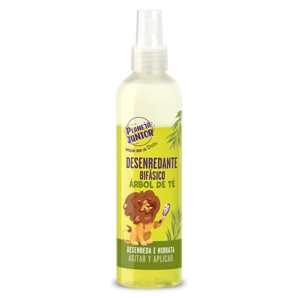 Desenredante bifásico con aceite de árbol de té Planeta Junior de Dia spray 250 ml