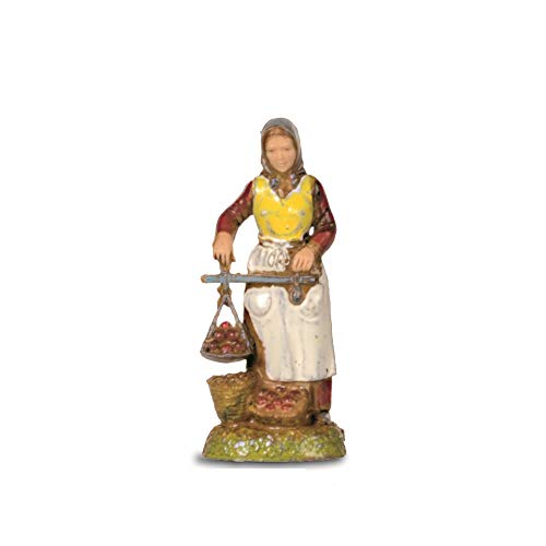 Moranduzzo Donna con Bilancia, 6 cm, Multicolore