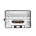 Sterling Pacific 40L Cabin Travel Case – Full Aluminum Four Wheel Carry On Luggage, Italian Leather Handles