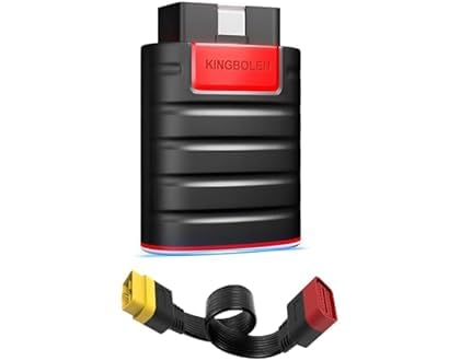Image of ThinkDiag OBD2 Diagnostic Tool Full System Scan, Live Data, Check Engine /ABS /SRS, iOS /Android Supports All CAR Vehicles 15+ Reset Functions (TD1+ RED Yellow Cable)