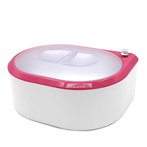 TXqueen Cera de parafina máquina de Manos y pies, Cera de parafina baño, calefacción rápida para baño de parafina SPA en Casa,Blanco