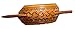 THIN HAIR LEATHER PONYTAIL BARRETTE, PONYTAIL BARRETTE FOR THIN HAIR, HAIR CLIP, SLIDE, WRAP, PONYTAIL HOLDERS, HAIR TIE, HANDMADE, HANDCRAFTED, HAND TOOLED, HAIR BARRETTE, HOLDER, BT 2408