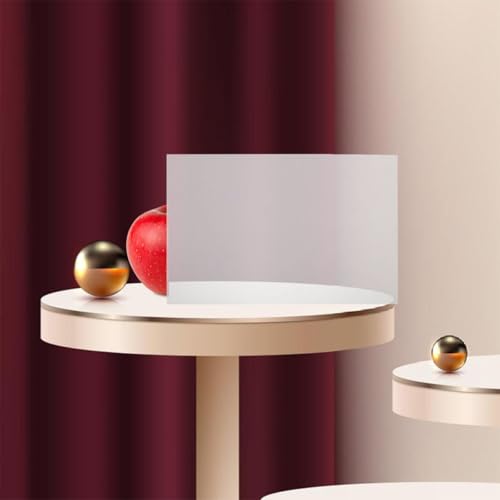 Feuille lenticulaire PET Lurrose 2pcs transparente pour illusion
