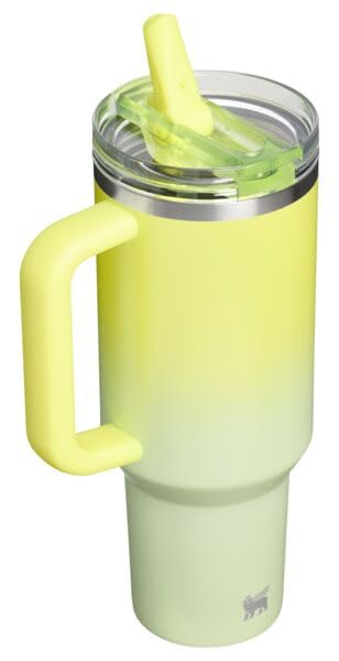 Image of STANLEY Quencher ProTour Flip Straw Tumbler with Leakproof Lid 40 oz | Built-In Straw & Handle | Cupholder Compatible for Travel | Insulated Stainless Steel Cup | BPA-Free | Atomic Gradient