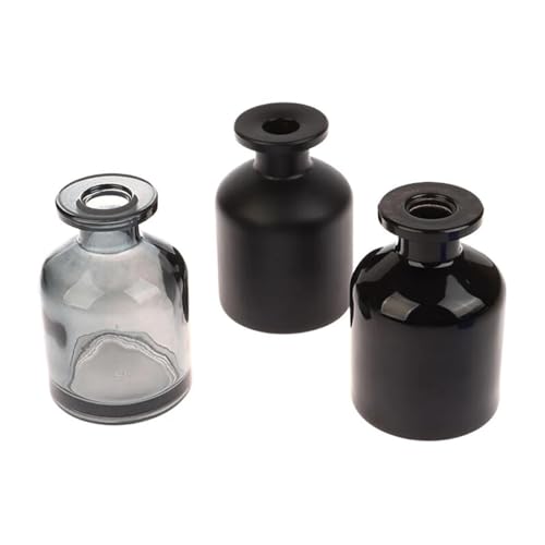 Botella difusora de vidrio 100ml Queenbox negra mate miniatura 3