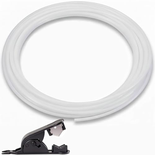GAGAMOTEYA 10 Meter PTFE Schlauch 1 75 für 3D-Drucker PTFE Tube 4mm x 2 5mm (Innen) Kompatibel mit 1 75 mm Filament & Creality K1/K1 Max/Ender 3 V3