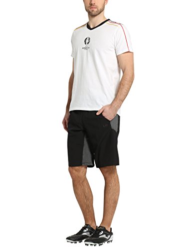 Summary Camiseta para Hombre, Campeonato de Europa UEFA de fútbol de 2016, algodón, Primavera/Verano, Unisex, Color Blanco, tamaño L