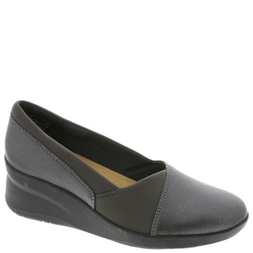Clarks Mocasines Suttyn Walk para mujer, Peltre, 11 Narrow