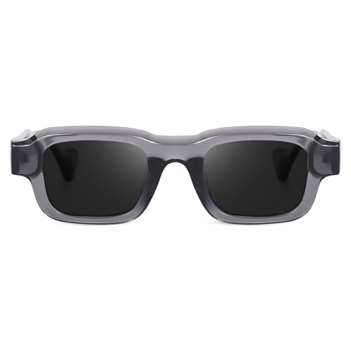 Image of Peter Jones Lenses Unisex Broad Frame Square UV /UB Protected Non-Polarized Sunglasses Medium (3809)
