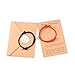 VU100 2pcs Pareja Pulsera Magnética Atracción Magnética, Pulsera Trenzada de la Amistad, Regalo para Amante Familia Mejor Amiga Novia Madre Hermanas Rojo + Negro
