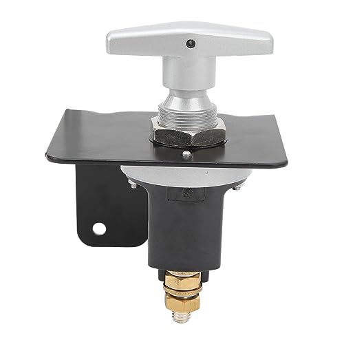 Battery Disconnect Fixed Handle Isolator, 12-48V 500A Master Cut Off Switch Selector for Car RV Boat Trucks