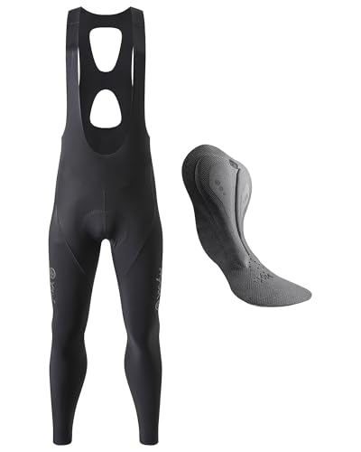 Image of YKYWBIKE Cycling Bibs Men,Elastic Interface Padded Cycling Bib Shorts,Breathable Biking Bib Short Men