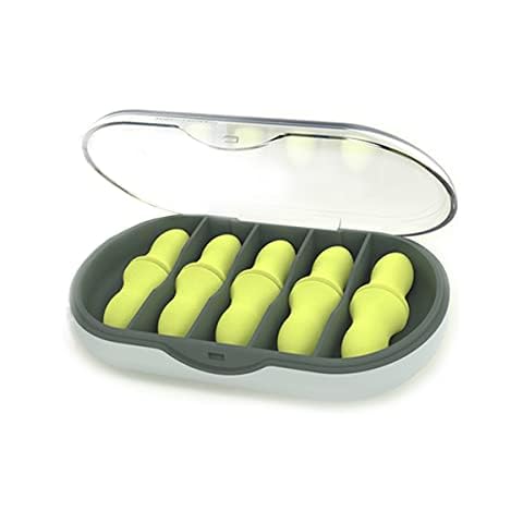 Ultra Soft Foam Earplugs, 38dB Highest SNR, One Size Fits virtually Every Wearer Comfortable for Snoring, Sleeping, Studying, Travel, Concerts, Motorcycle, Loud Noise etc (Green) Cover