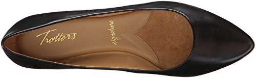 Trotters Women's Estee Ballet Flat, Black, 10.5 #TOP4