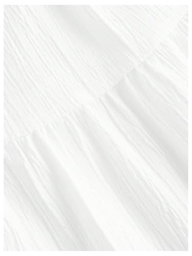 Women's Flowy Flared Ruffle A Line Maxi Skirts Boho High Waisted Long Skirts Going Out Outfits4