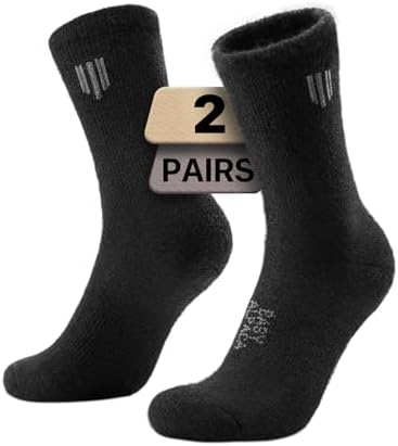Alpaca Wool Micro Crew Hiking Socks Midweight Moisture Wicking An...