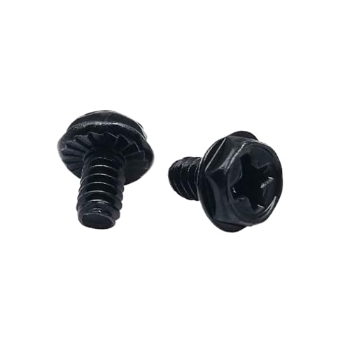 100 ubN Vo[ 6#-32x5/6/8mm PCP[X d PSU n[hhCu }U[{[h vXwbh}EgŒlW QAICHFKS(Black,6-32x6mm)